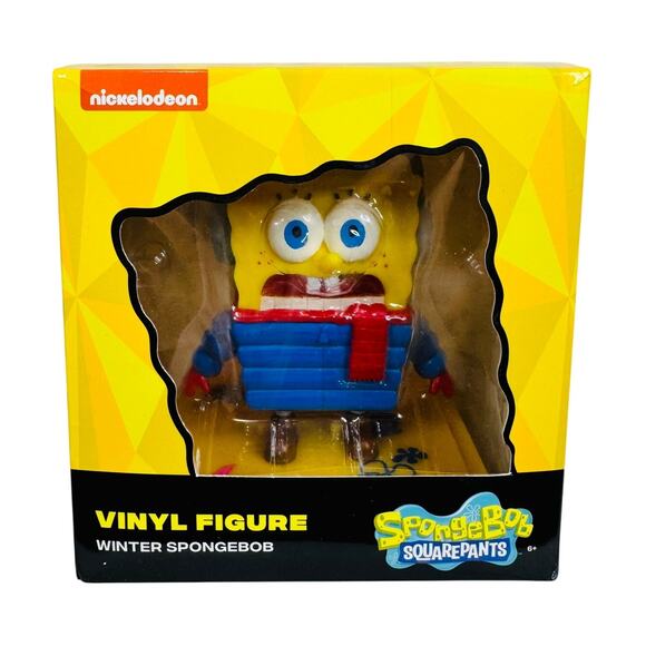 Culturefly Spongebob Squarepants Bikini Bottom Box Winter SpongeBob Figure - Picture 1 of 4